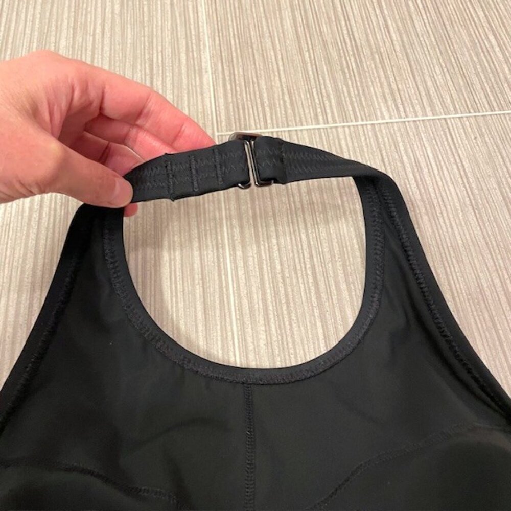 NEW Athleta Offshore Paddle One Piece Swimsuit Bathing Suit Black Size Medium - Picture 7 of 14
